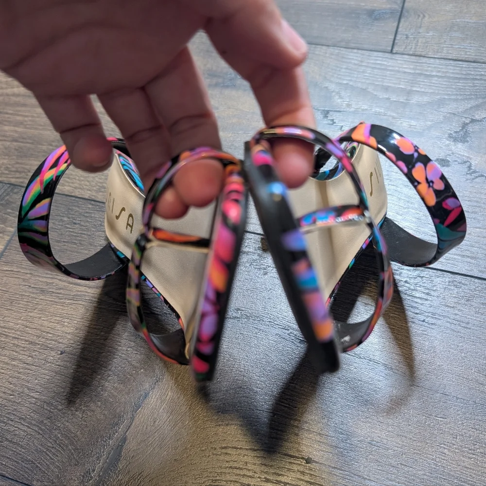 Unisa Women's‎ Multicolor Heel Sandals Size 9.5